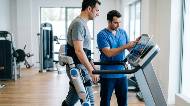 Felç Sonrası Yeni Bir Hayata Adım Atarken: Robotik Rehabilitasyon İçin Doğru Zaman Ne Zaman? konulu, profesyonel, yüksek kaliteli fotoğraf