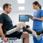 Diz Protezi Sonrası Fizik Tedavi mi Robotik Rehabilitasyon mu? konulu, profesyonel, yüksek kaliteli fotoğraf