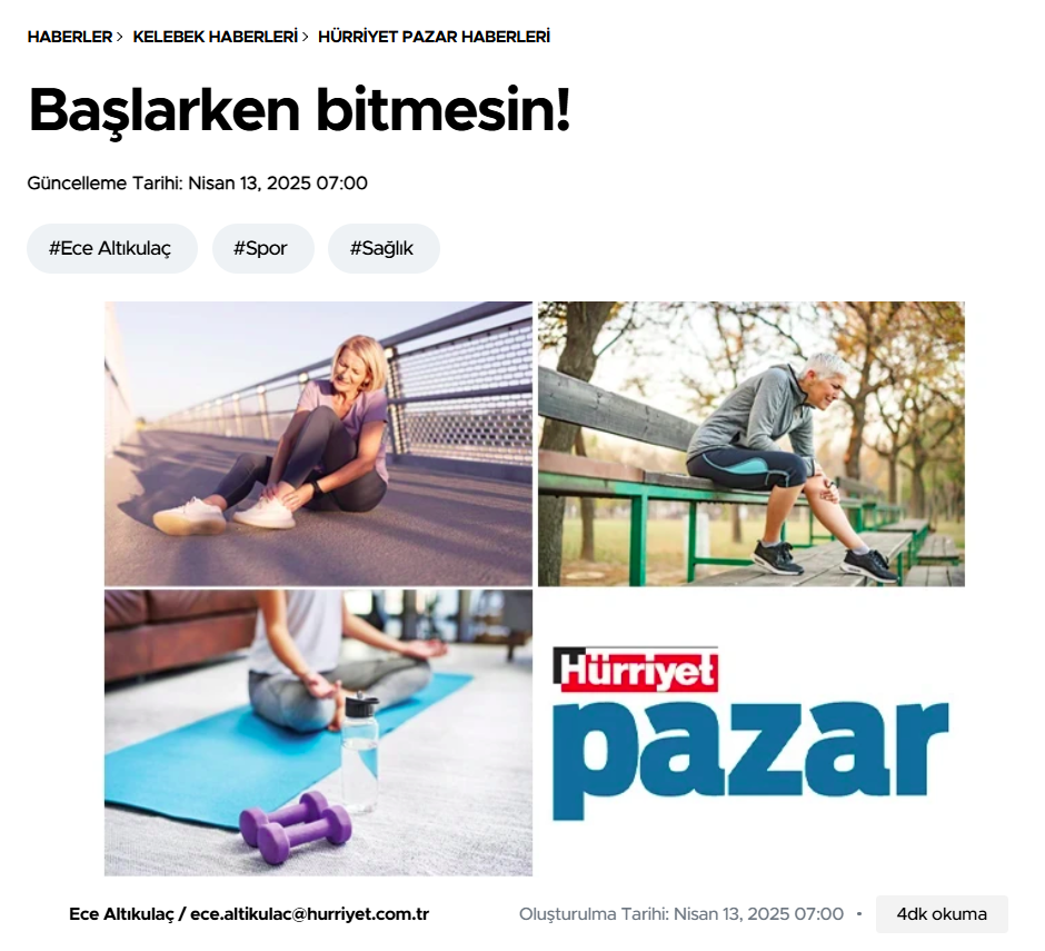 Hürriyet'te Biz : Başlarken bitmesin!