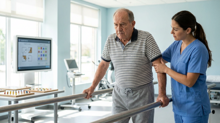 İnme Rehabilitasyonunda Multidisipliner Yaklaşım Nedir? konulu, profesyonel, yüksek kaliteli fotoğraf