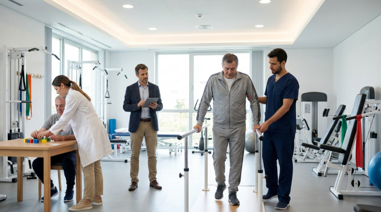 Multidisipliner Rehabilitasyon Yaklaşımı İyileşmeyi Nasıl Hızlandırır? konulu, profesyonel, yüksek kaliteli fotoğraf