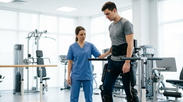 Omurilik Yaralanmalarında Robotik Rehabilitasyonun Etkisi konulu, profesyonel, yüksek kaliteli fotoğraf