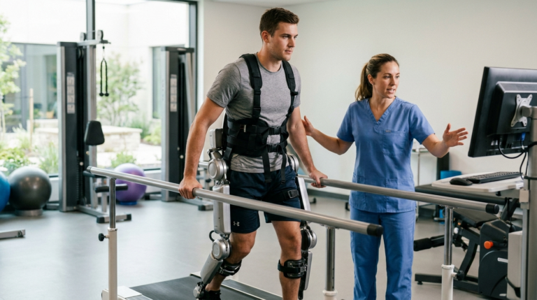 Omurilik Yaralanmalarında Sınırları Zorlamak: Parapleji ve Tetrapleji Rehabilitasyonunda Güncel Yaklaşımlar konulu, profesyonel, yüksek kaliteli fotoğraf
