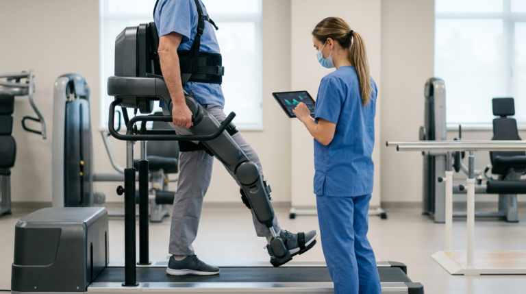 Robotik Fizik Tedavi ile Klasik Rehabilitasyon Arasındaki Farklar konulu, profesyonel, yüksek kaliteli fotoğraf