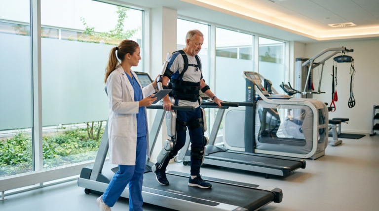 Robotik Rehabilitasyon Merkezlerinde Hangi Teknolojiler Kullanılıyor? konulu, profesyonel, yüksek kaliteli fotoğraf