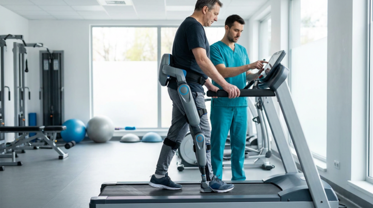 Robotik Rehabilitasyon Nedir? Kimler İçin Uygundur? konulu, profesyonel, yüksek kaliteli fotoğraf
