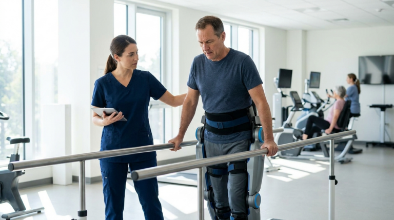 Robotik Rehabilitasyon Süreci Ne Kadar Sürer? konulu, profesyonel, yüksek kaliteli fotoğraf