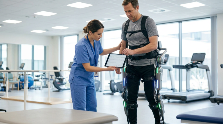 Robotik Rehabilitasyon ile Klasik Fizik Tedavi Arasındaki Farklar konulu, profesyonel, yüksek kaliteli fotoğraf